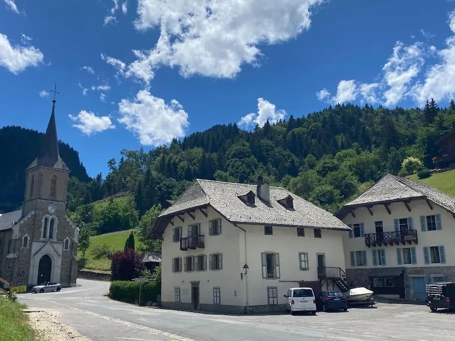 Vila La Vieille Ferme De La Moussiere Saint-Jean-dʼAulps Francie